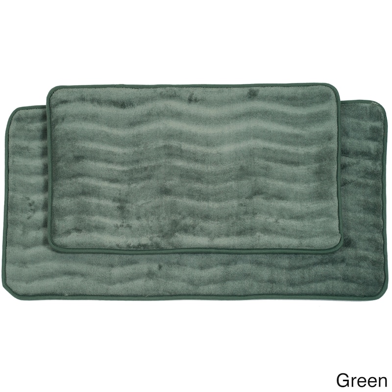 Windsor Home Soft Memory Foam Bath Mat 2-piece Set