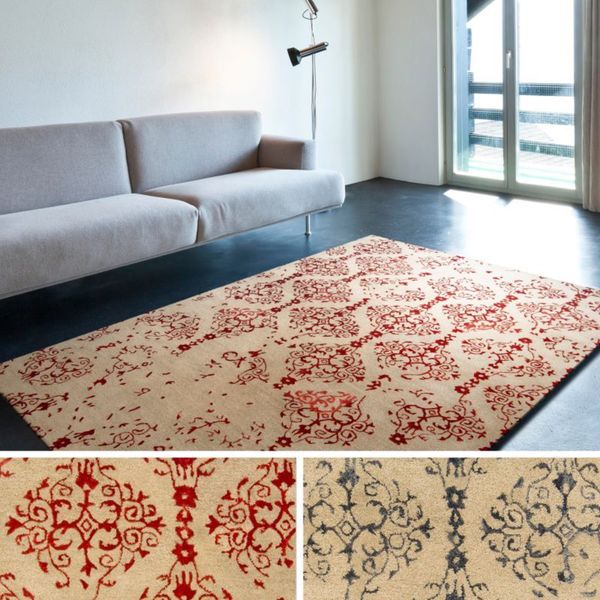 Hand Tufted Theo Abstract New Zealand Wool Area Rug
