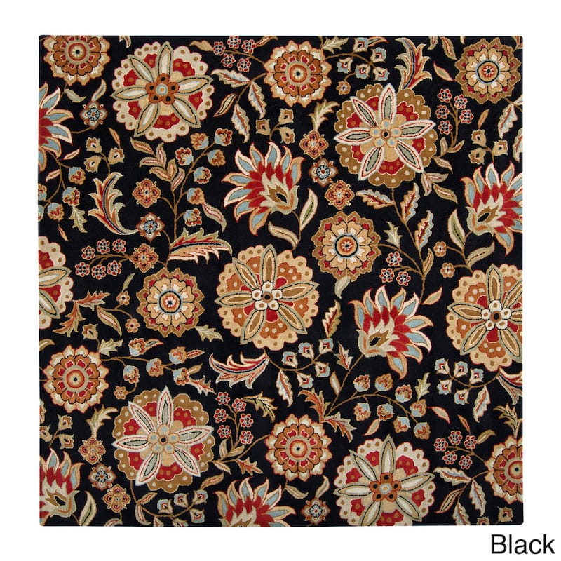 Lily Hand-tufted Transitional Floral Pattern Wool Area Rug