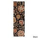 preview thumbnail 34 of 75, Lily Hand-tufted Transitional Floral Pattern Wool Area Rug 3' x 12' - Black/Red - Runner/Rectangle