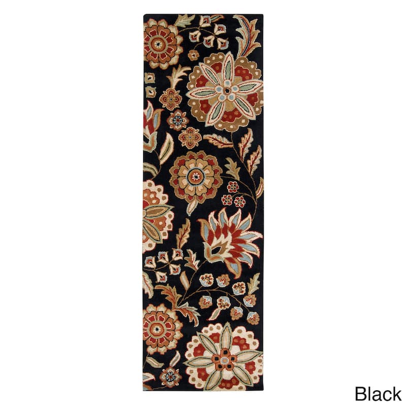 Lily Hand-tufted Transitional Floral Pattern Wool Area Rug