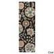 preview thumbnail 29 of 75, Lily Hand-tufted Transitional Floral Pattern Wool Area Rug 2'6" x 8' Runner - Black - Runner/Rectangle