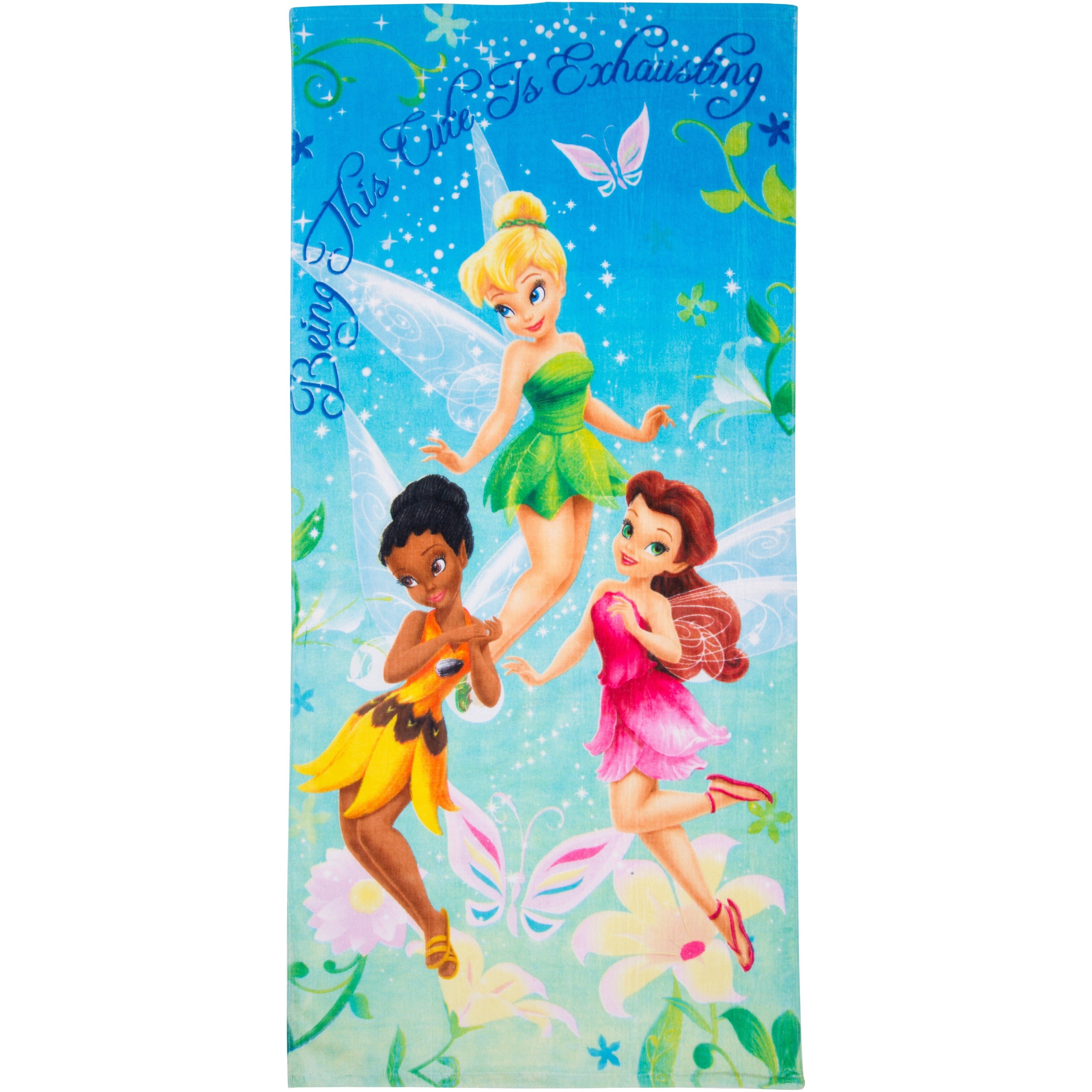 tinkerbell beach towel