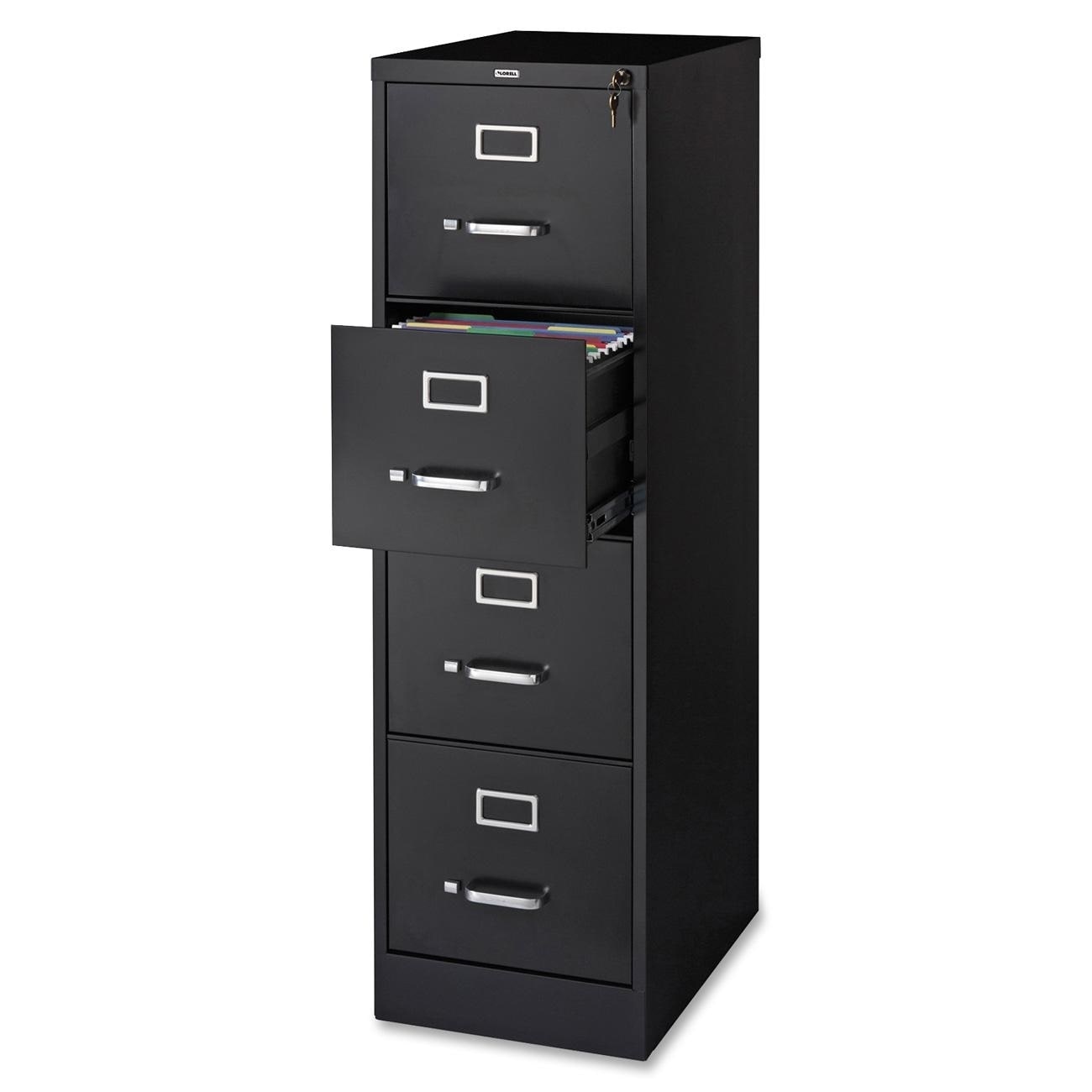 Shop Lorell Black 4 Drawer Commercial Grade 52 Inch Vertical File