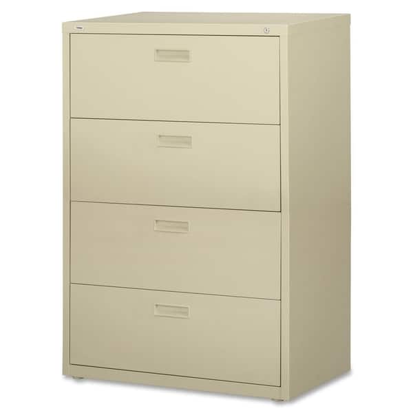 Shop Lorell Llr60559 Putty 4 Drawer Lateral File Overstock 9269724