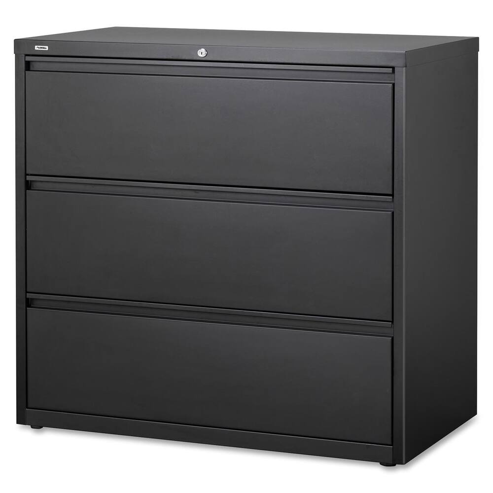 Lorell Black 3-drawer Lateral Files