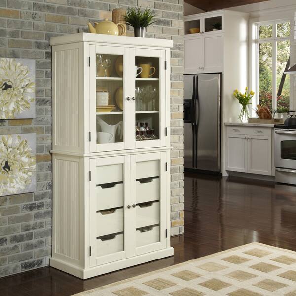 Shop Nantucket Distressed China Pantry By Home Styles Free