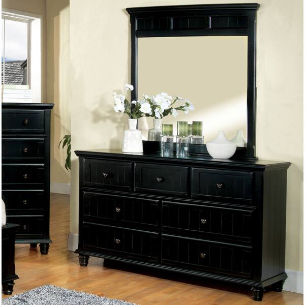 Shop Furniture Of America Transitional 4 Piece Black Cottage Style