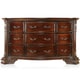 preview thumbnail 2 of 5, Vace Traditional Cherry 2-piece 9-Drawer Dresser and Mirror Set by Furniture of America