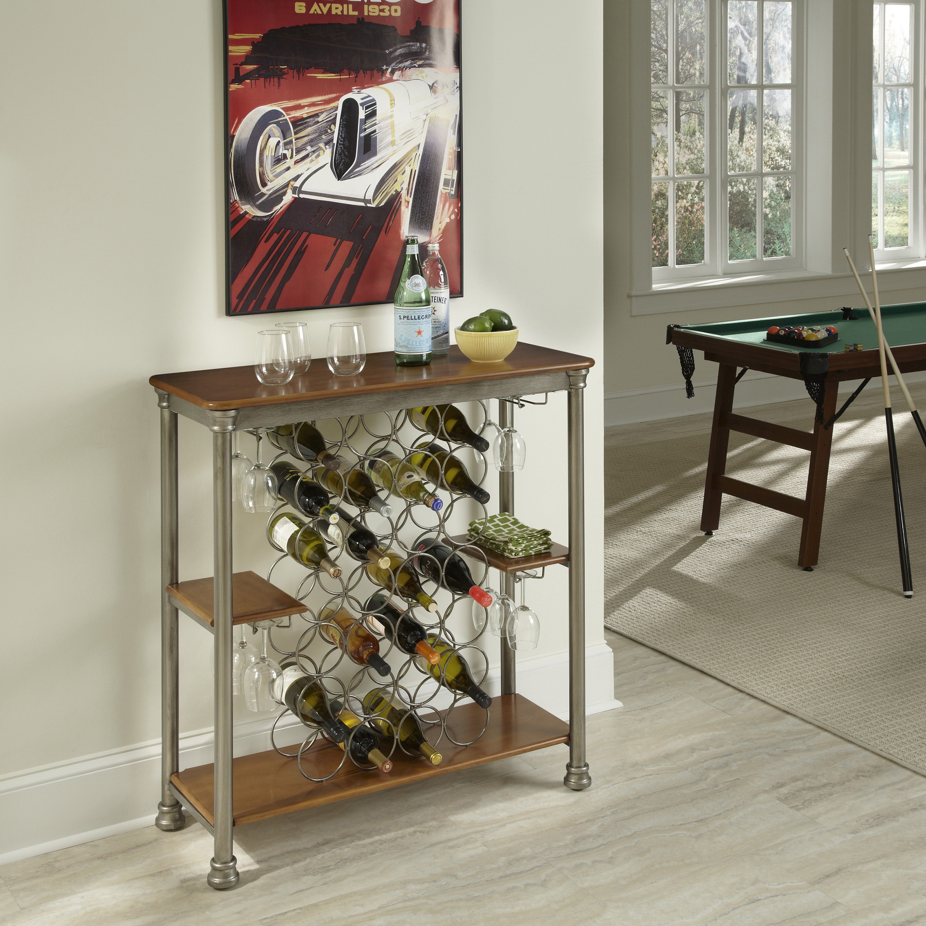 Shop The Orleans Wine Storage Rack by Home Styles Free Shipping On Orders Over 45 Overstock