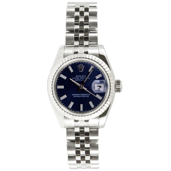 rolex jubilee blue dial