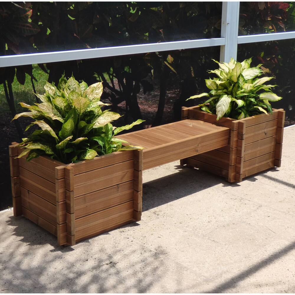 Thermod Modula Planter Box Bench