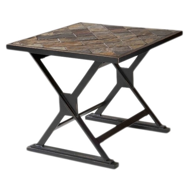 Durban South African Slate Top End Table On Free Durban South African Slate Top End Table On Free Shipping Today 9270540