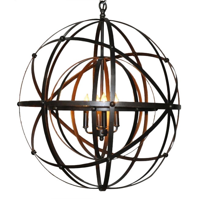 Exquisite Globe Inspired Chandelier - Chandeliers For Bedrooms by Overstock.com