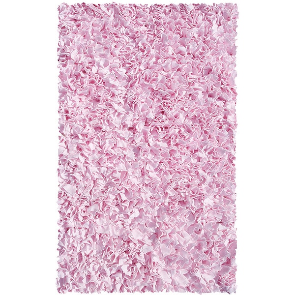 Shaggy Raggy Pink Cotton Rug (28x48)   Shopping   Great