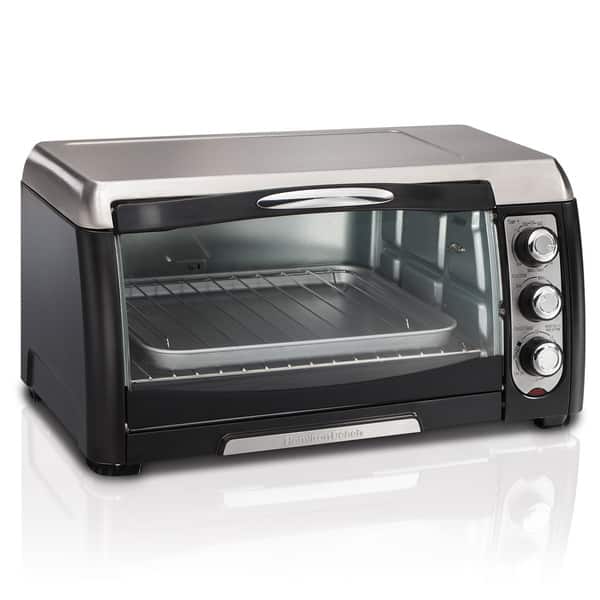 Black+decker 6-Slice Convection Oven - Stainless Steel, Silver