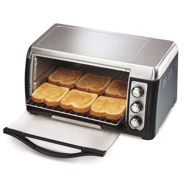 Hamilton Beach Black 6-slice Toaster Oven w/ Broiler