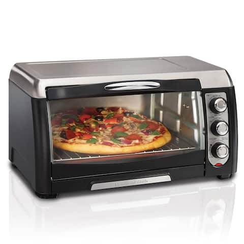 Hamilton Beach Black 6-slice Toaster Oven w/ Broiler