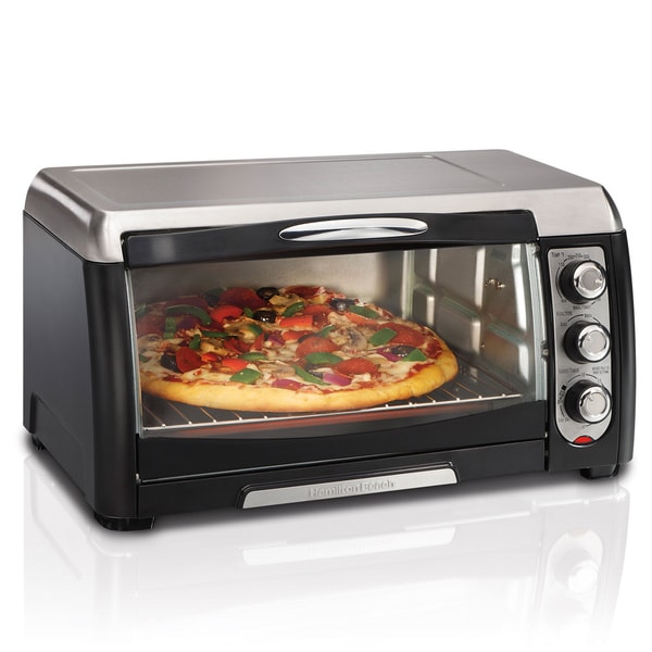 Hamilton Beach Black 6 slice Toaster Oven w Broiler On Sale