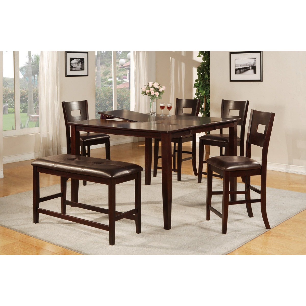 Bennox counter height dining deals room table