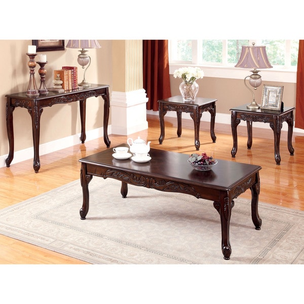 4 piece end table set