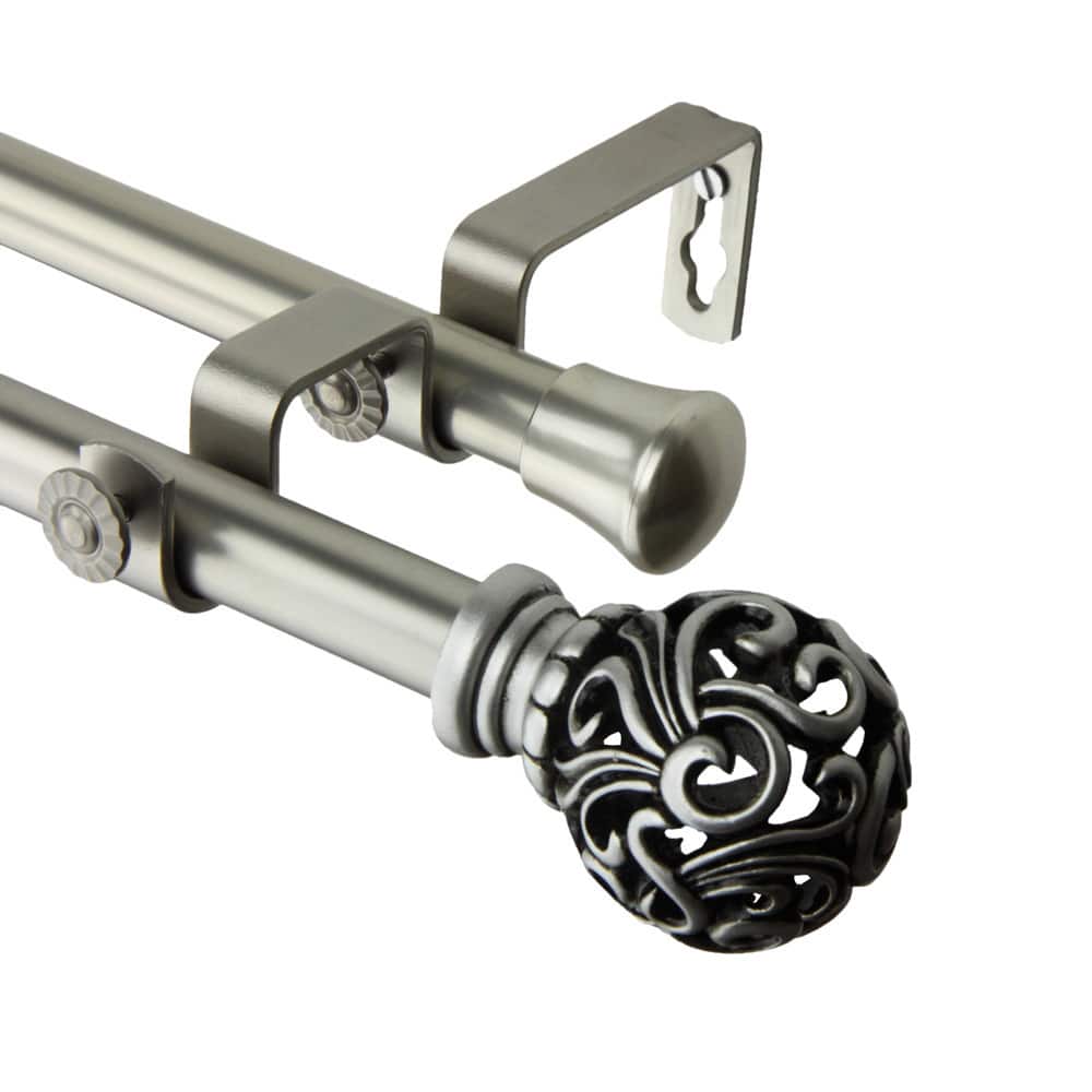 InStyleDesign Stella Adjustable Double Curtain Rod