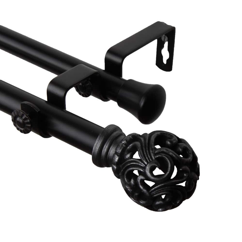 InStyleDesign Stella Adjustable Double Curtain Rod