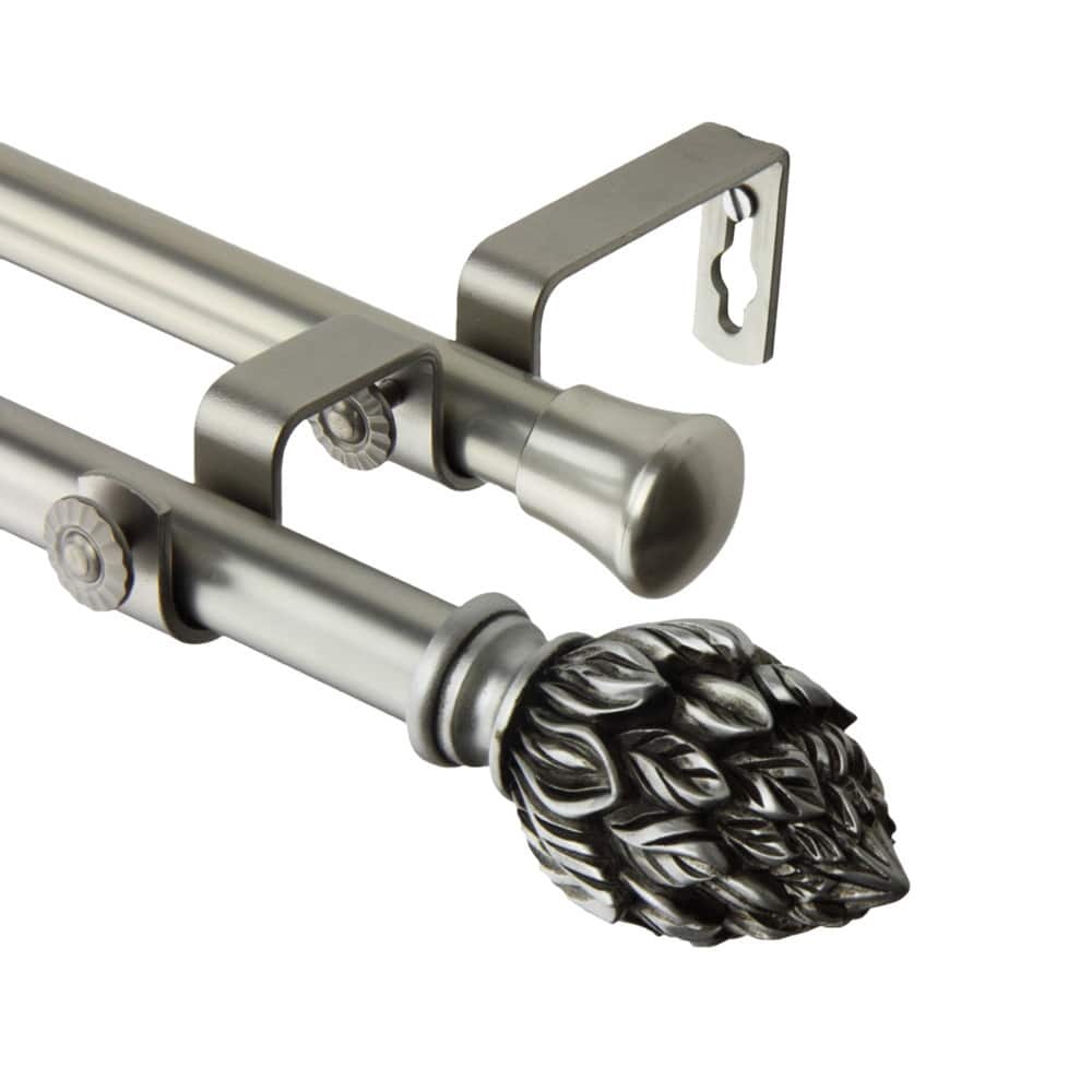 InStyleDesign Kindle Adjustable Double Curtain Rod