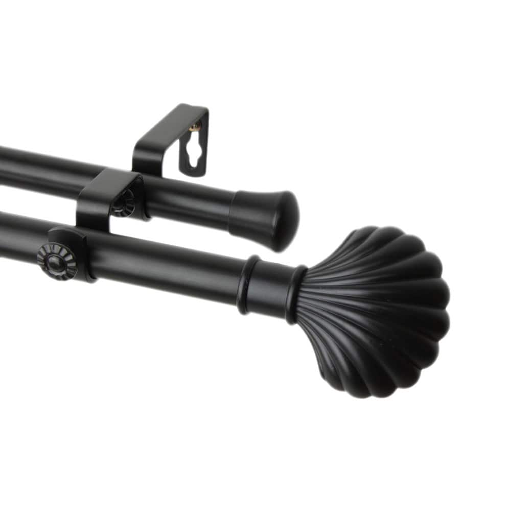 InStyleDesign Shelly Adjustable Double Curtain Rod