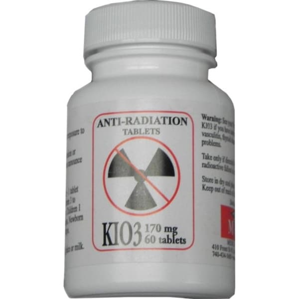 Shop Potassium Iodate KIO3 AntiNuclear Radiation Pills (60 Count) Free Shipping On Orders
