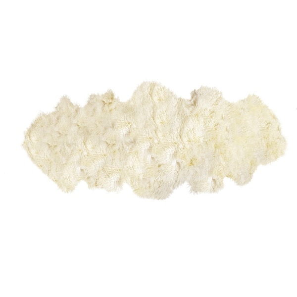 slide 2 of 8, New Zealand Sheepskin curly Rug-Double