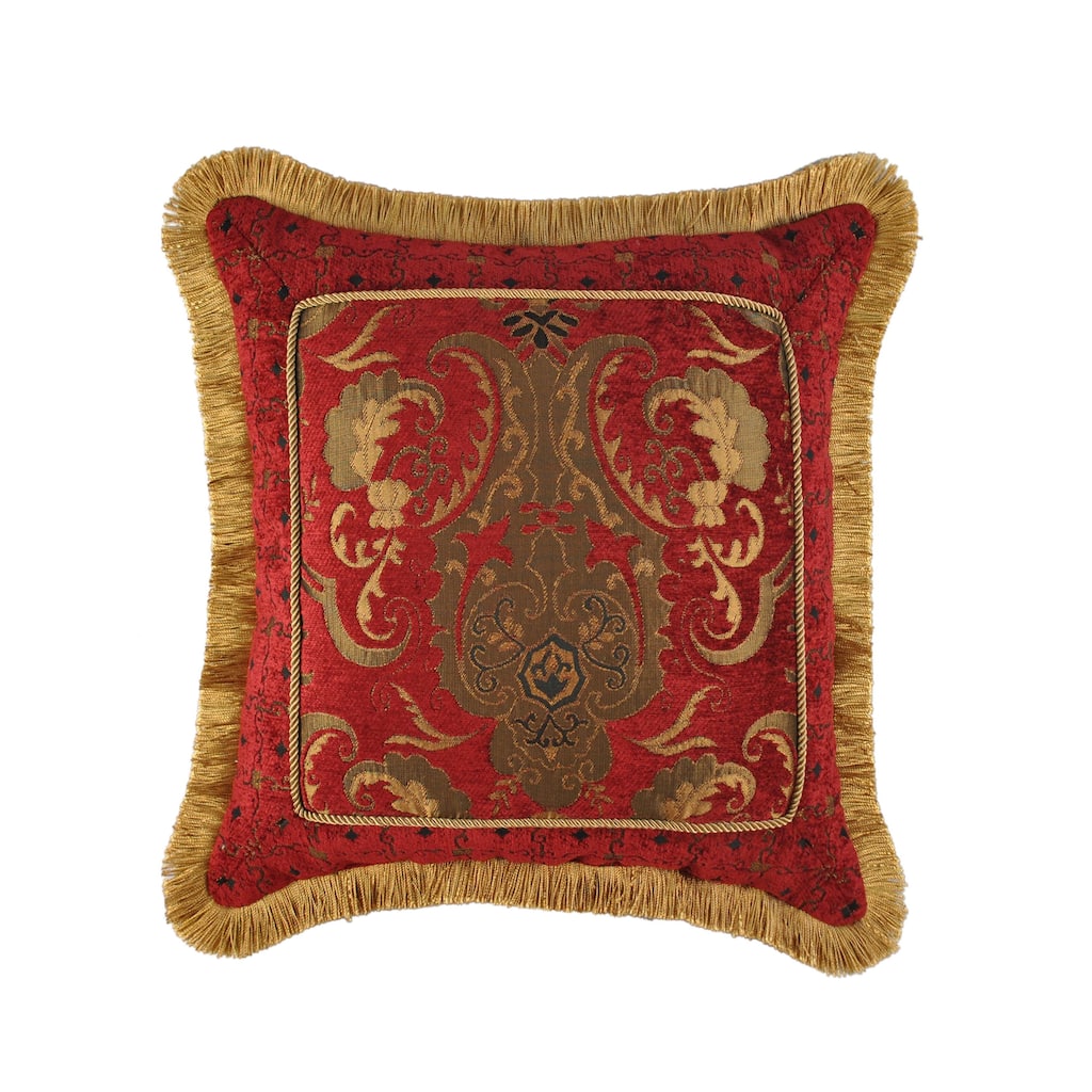 PCHF China Art Red 20-inch Fancy Luxury Pillow