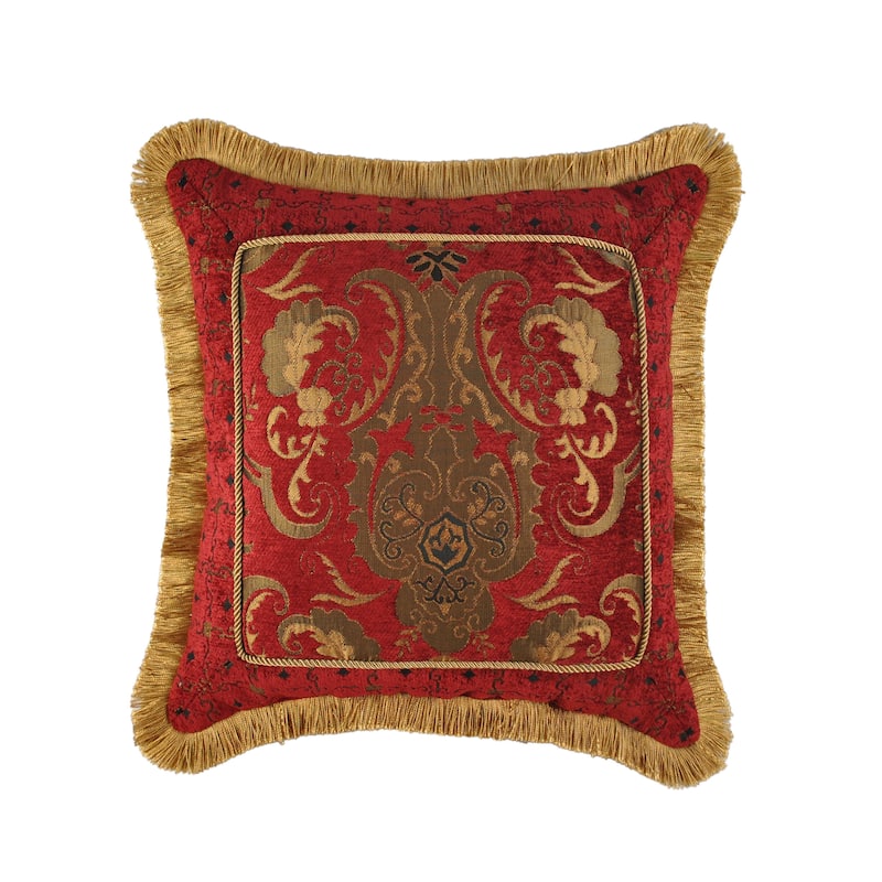 PCHF China Art Red 20-inch Fancy Luxury Pillow