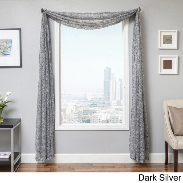 Shop Softline Ariel 6yard Window Scarf On Sale Free Shipping Today