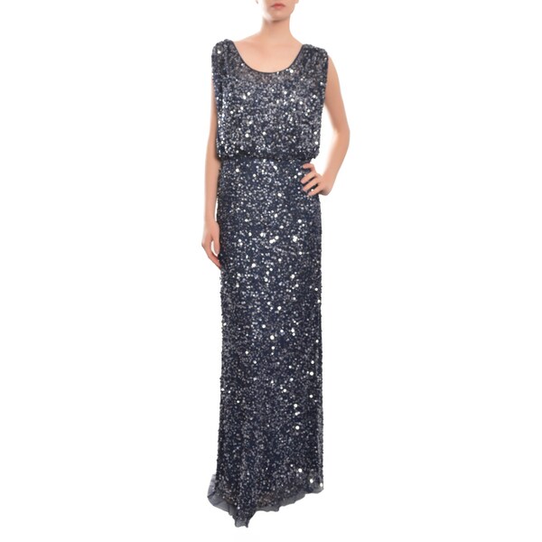 aidan mattox blouson gown