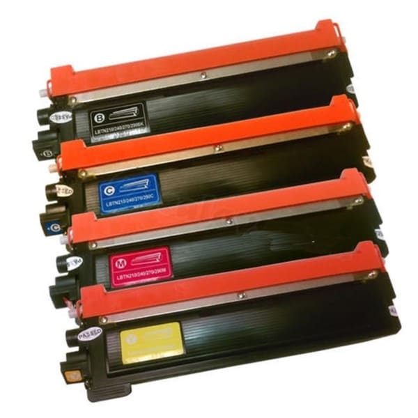 Brother TN225 Remanufactured High Yield Compatible Toner Cartridges (Pack of 4) - Black