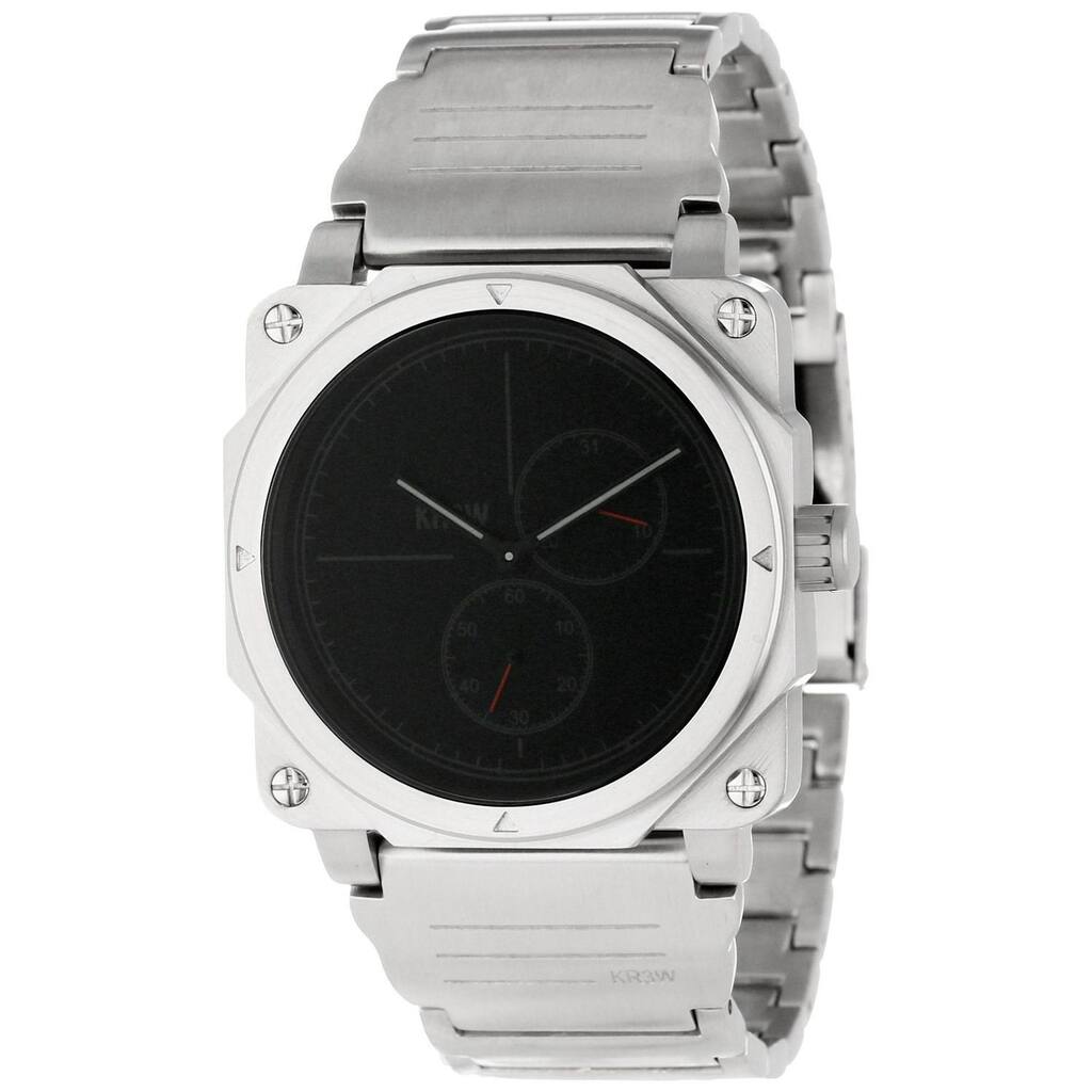 Kr3w Men's K1440S Vanquish Black Dial Watch