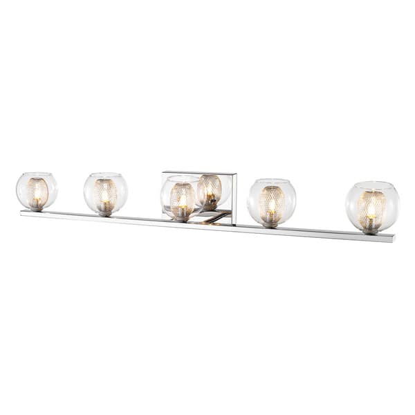 Avery Home Lighting 4 Light Vanity Silver Finish