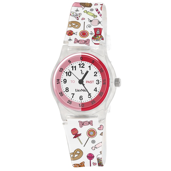 Lily Nily Kids' Plastic and Stainless Steel Assorted Candies Watch