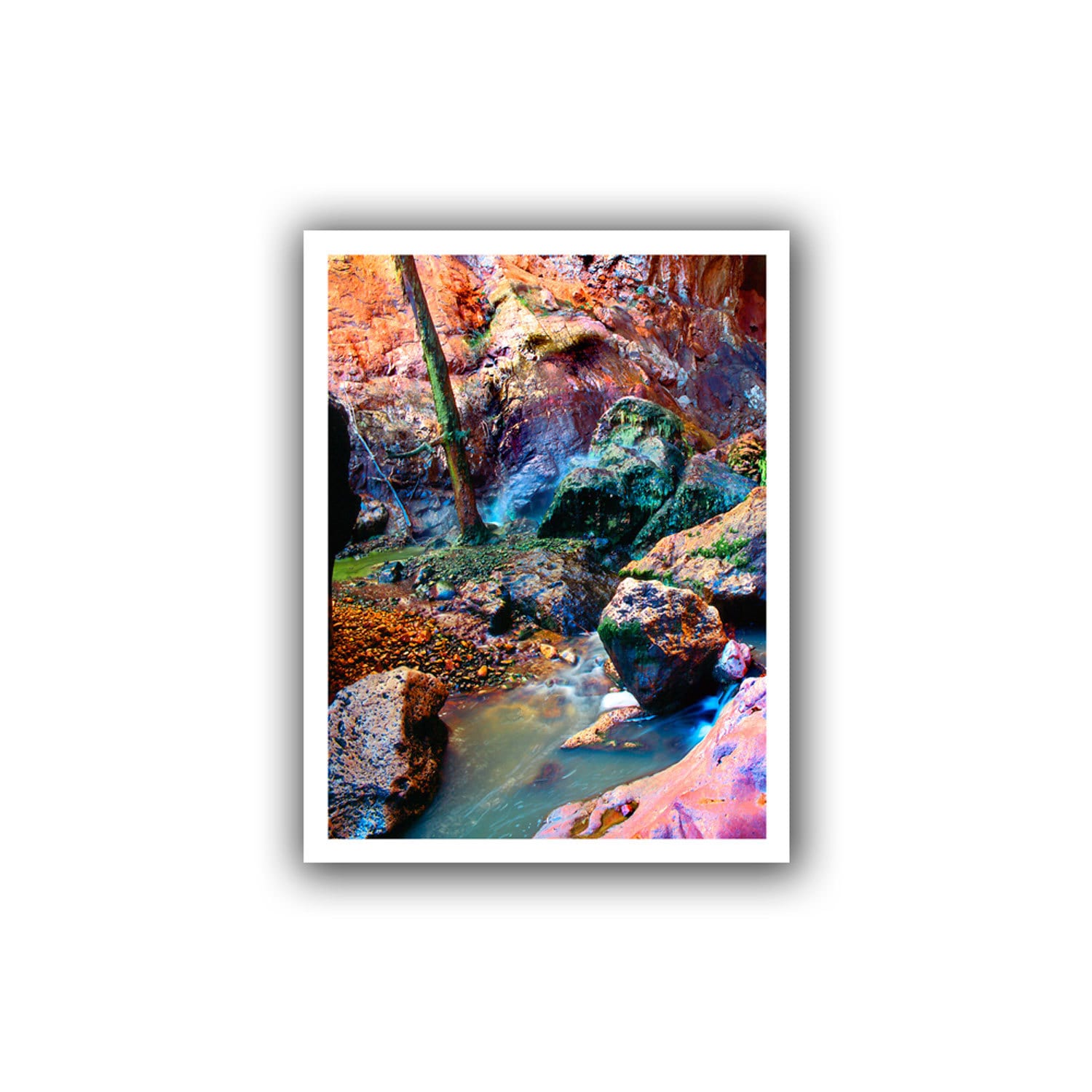 Dean Uhlinger 'Pine Creek Morning' Unwrapped Canvas  Small