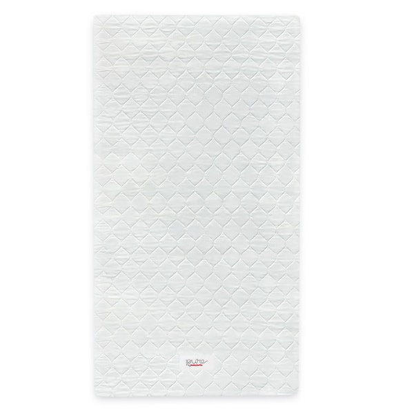 slide 2 of 5, Babyletto Pure Core Non-toxic Mini Crib Mattress w/Hybrid Waterproof Cover - White