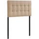 preview thumbnail 10 of 10, Countess Twin Tufted Fabric Headboard