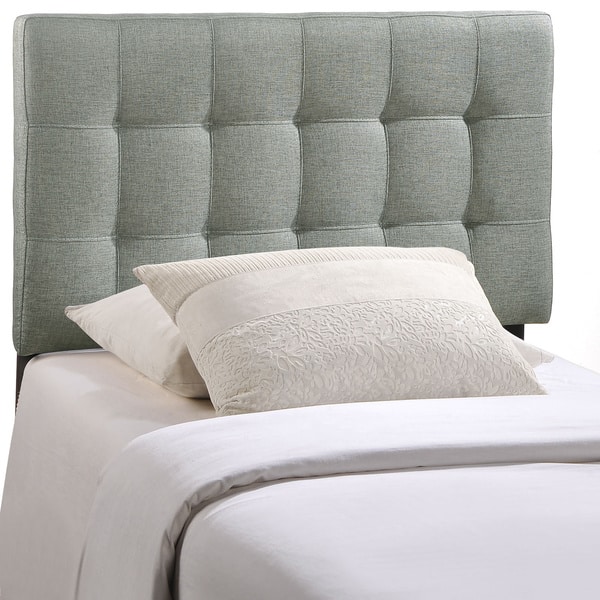 slide 2 of 12, Countess Twin Tufted Fabric Headboard Grey