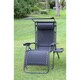 Styled Shopping Deluxe Padded Zero Gravity Chair with Canopy and Tray - Thumbnail 9