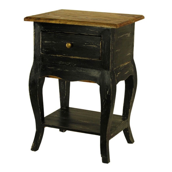 Le Bureau Distressed Mohogany Side Table