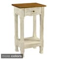 Shop Amelia Distressed Rustic Nightstand - Free Shipping ...