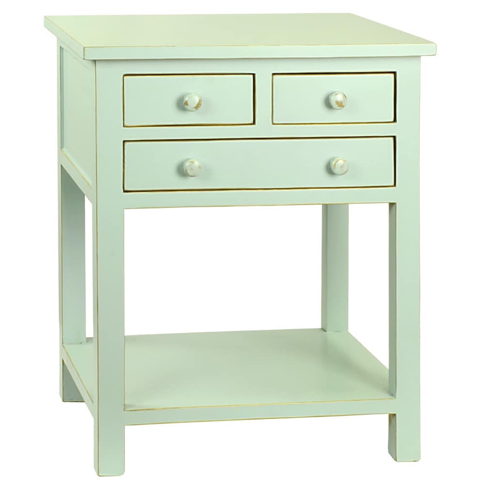 Celeste Three drawer Wooden Side Table   Shopping   Great