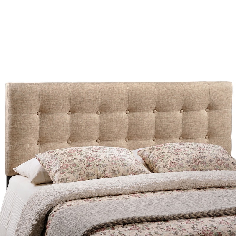 The Gray Barn Silver Lake Morton Button Tufted Queen Headboard