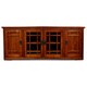 preview thumbnail 3 of 5, Mission Oak Hardwood 60-inch TV Stand