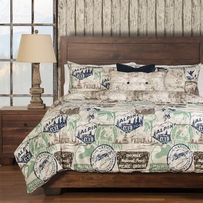 Parks and Rec 6-piece Duvet Cover Set with Comforter Insert